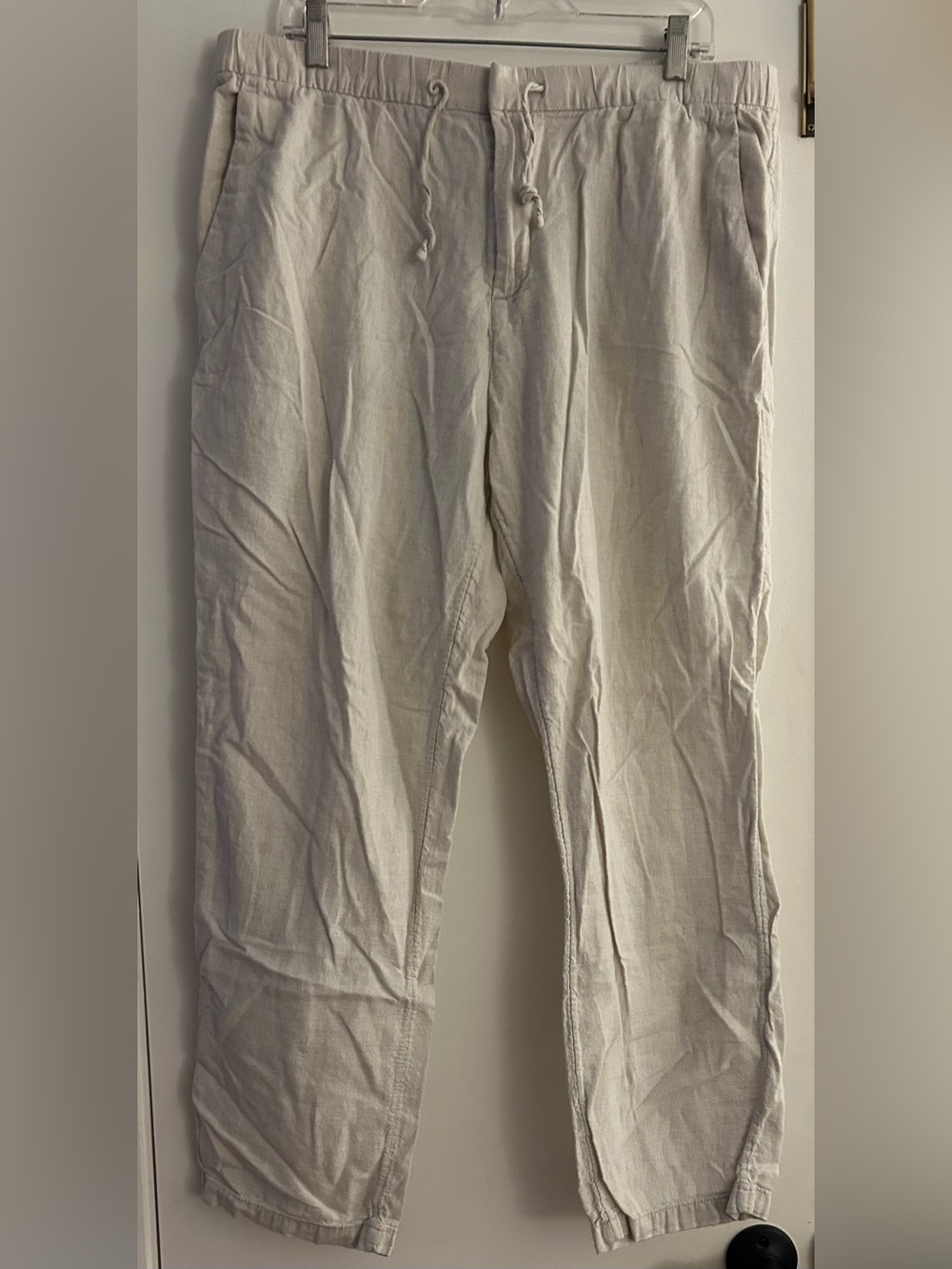 H&M Light Beige Drawstring Chinos